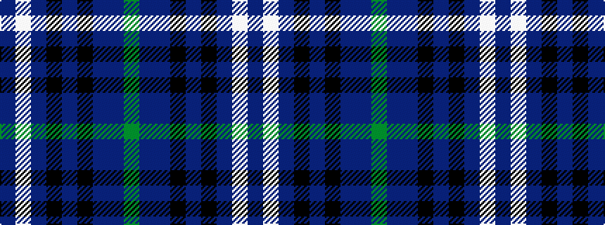 idealised woven sample of pattern BWBKBKBBG