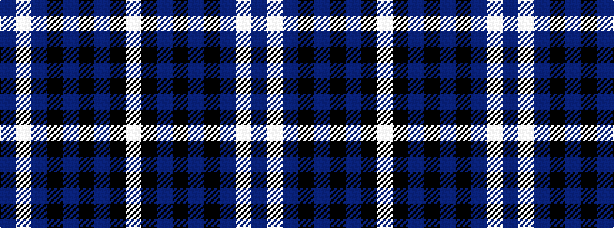 idealised woven sample of pattern BWBKBKBKW