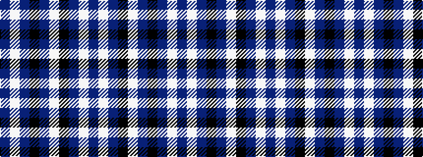 idealised woven sample of pattern BWBKBWKBWB