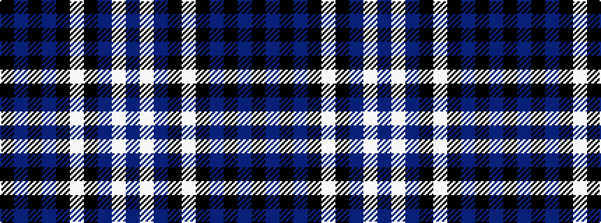 idealised woven sample of pattern BWBKWKBKBK