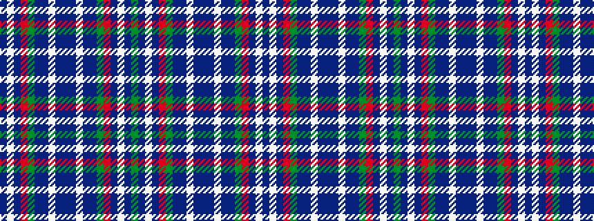 idealised woven sample of pattern BWBRGBBWBBBWBBGRBWBG