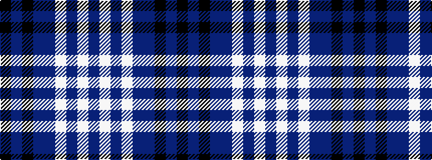 idealised woven sample of pattern BWBWBBKBK