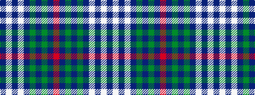 idealised woven sample of pattern BWBWBGBGBR