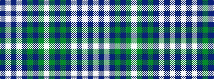 idealised woven sample of pattern BWBWBGBGW