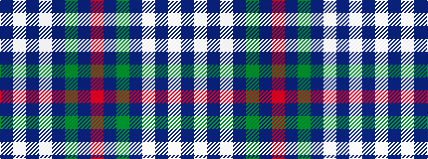 idealised woven sample of pattern BWBWBGBR