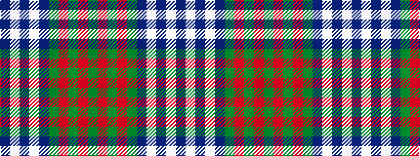 idealised woven sample of pattern BWBWBGRGRG