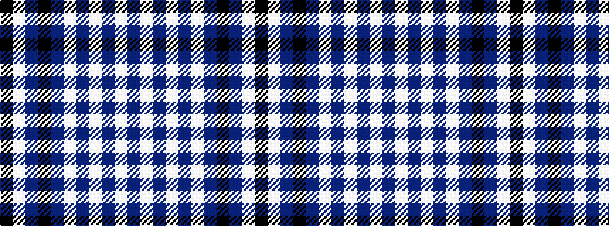 idealised woven sample of pattern BWBWBWBKBWK