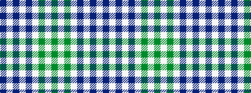 idealised woven sample of pattern BWBWBWGWG