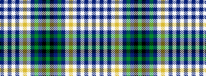 idealised woven sample of pattern BWBWBWYWBGBKG