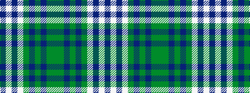 idealised woven sample of pattern BWBWGBGBGG