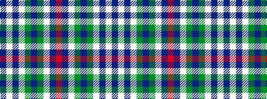 idealised woven sample of pattern BWBWGBGWBR