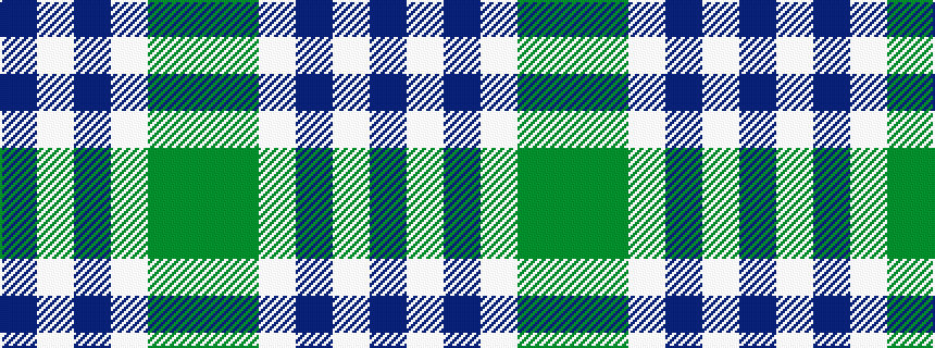 idealised woven sample of pattern BWBWGG