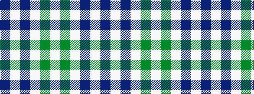 idealised woven sample of pattern BWBWGW