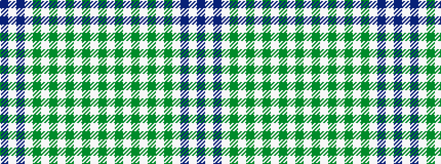 idealised woven sample of pattern BWBWGWGWGWGWG