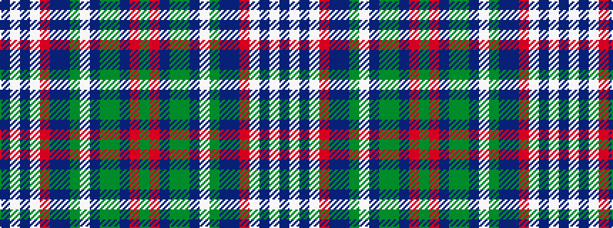 idealised woven sample of pattern BWBWRBBGWBGGBRG