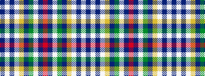idealised woven sample of pattern BWBWYBGWBR