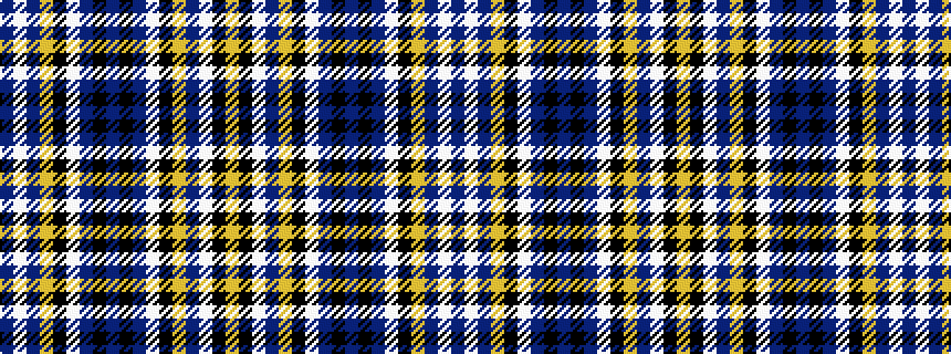 idealised woven sample of pattern BWBYKWBKBKBWKYBWKY
