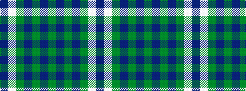 idealised woven sample of pattern BWGBGBG