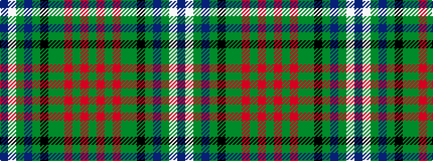 idealised woven sample of pattern BWGBGKGGRGRG