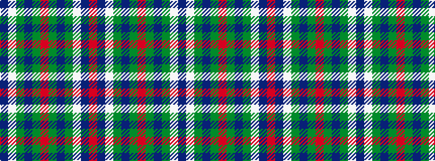 idealised woven sample of pattern BWGBGRGBGWBR