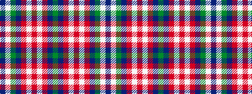 idealised woven sample of pattern BWGBRWRWRBG