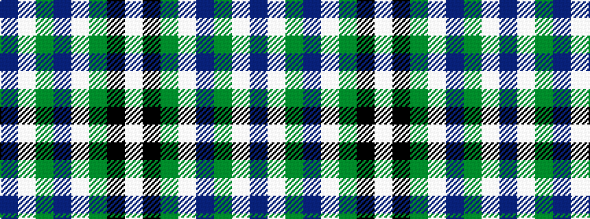 idealised woven sample of pattern BWGBWGKW