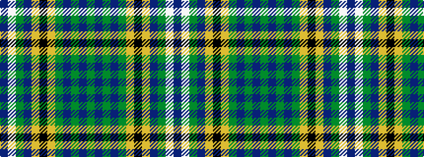 idealised woven sample of pattern BWGBYKYGBGBG
