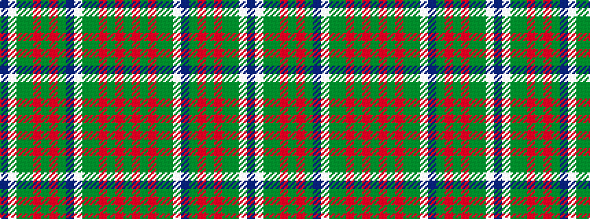 idealised woven sample of pattern BWGGRGRGBWGGRGRG