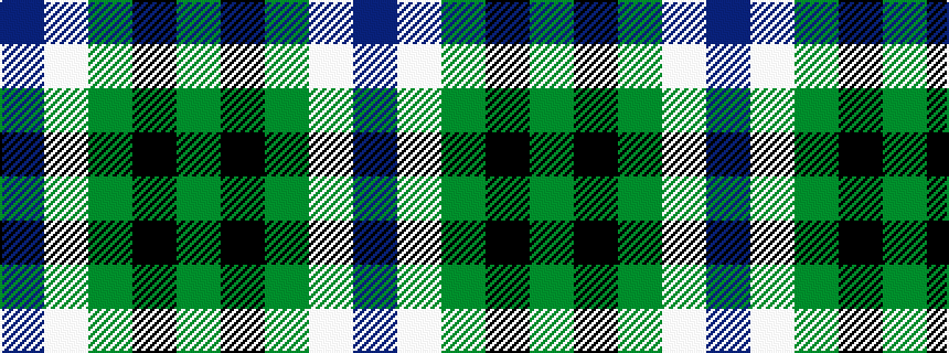 idealised woven sample of pattern BWGKG