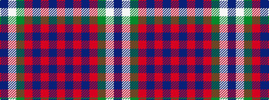 idealised woven sample of pattern BWGRBRBR