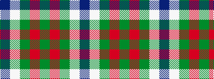 idealised woven sample of pattern BWGRG