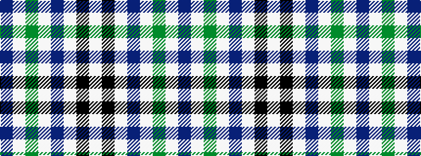 idealised woven sample of pattern BWGWBWKW