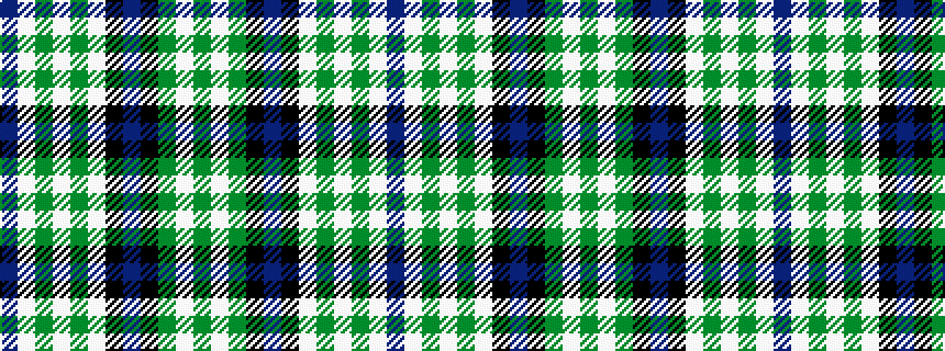 idealised woven sample of pattern BWGWGWKBKGWG