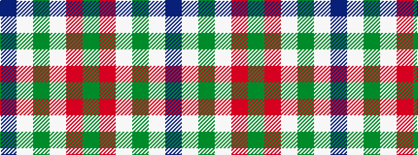 idealised woven sample of pattern BWGWRG