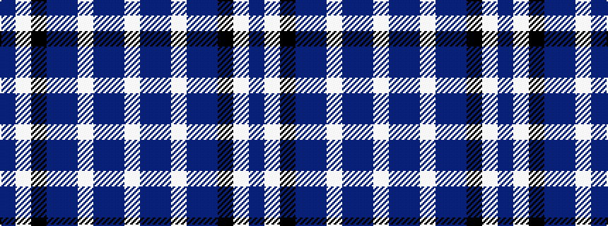 idealised woven sample of pattern BWKBBWBBW