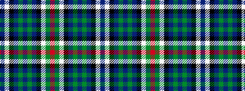 idealised woven sample of pattern BWKBGBGBKWGR