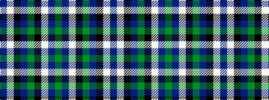 idealised woven sample of pattern BWKBGKWBG