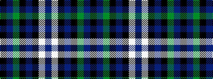 idealised woven sample of pattern BWKBKGBK