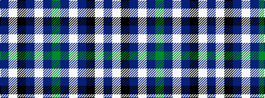idealised woven sample of pattern BWKBWBG