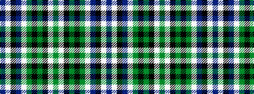 idealised woven sample of pattern BWKBWGKGKWG