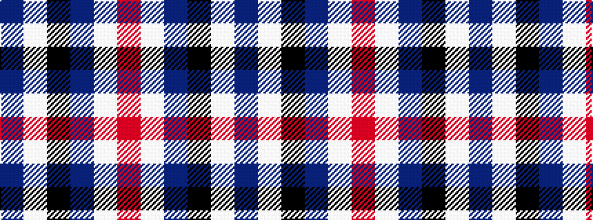 idealised woven sample of pattern BWKBWR