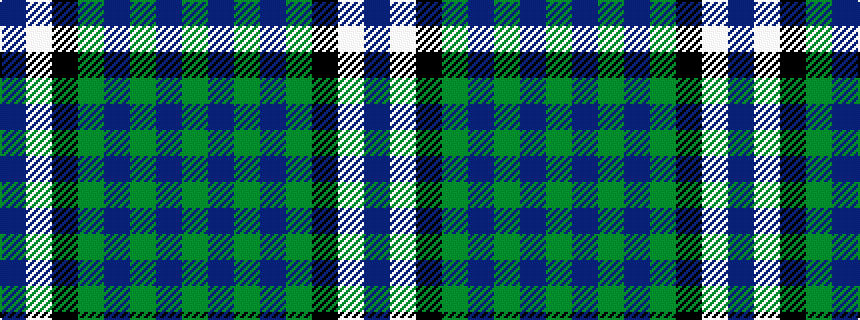 idealised woven sample of pattern BWKGBGBG
