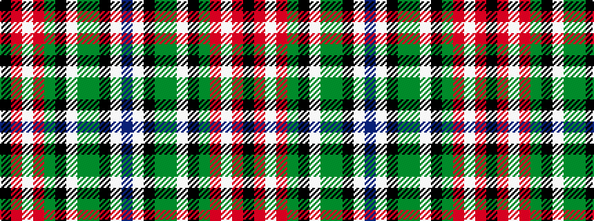 idealised woven sample of pattern BWKGGWKGRWRK