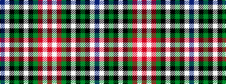 idealised woven sample of pattern BWKGKWKGRWR