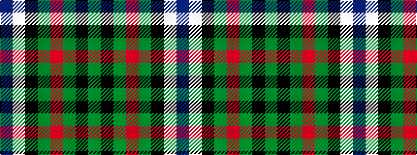idealised woven sample of pattern BWKGRGKG