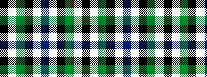 idealised woven sample of pattern BWKGWK