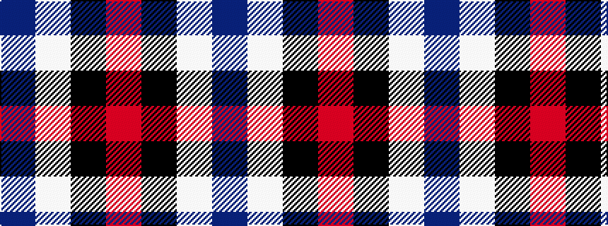 idealised woven sample of pattern BWKR