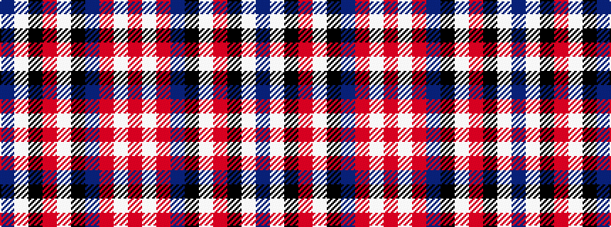 idealised woven sample of pattern BWKRWKBRWR