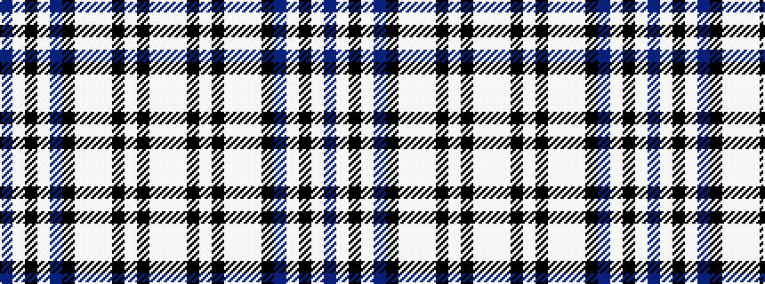 idealised woven sample of pattern BWKWBKWWWKWKWW