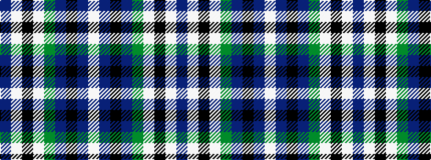 idealised woven sample of pattern BWKWGBKBW